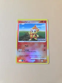 Pokemon Card - Burger King Promo 56/100 - CHIMCHAR (REVERSE holo-foil) - NM/Mint - Image 1