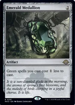 Emerald Medallion Modern Horizons 3 - Magic MTG NM - Image 1