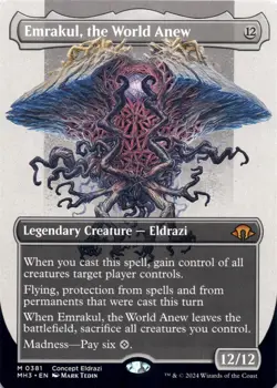 Emrakul, the World Anew (Borderless) Modern Horizons 3 - Magic MTG NM - Image 1