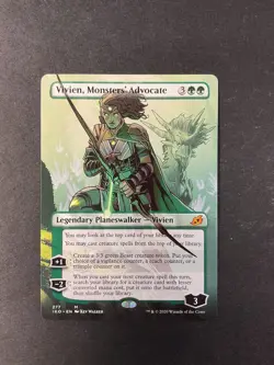 Vivien, Monsters' Advocate - Ikoria: Lair of the Behemoths - Magic - MTG - Image 1