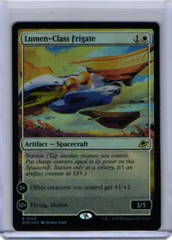 Lumen-Class Frigate - 25 - MTG: Edge of Eternities: Stellar Sights - Rare - FOIL - Image 1
