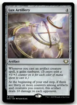 Lux Artillery 140 MTG Commander: Edge of Eternities R NM - Image 1
