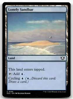 Lonely Sandbar 166 MTG Commander: Edge of Eternities C NM - Image 1