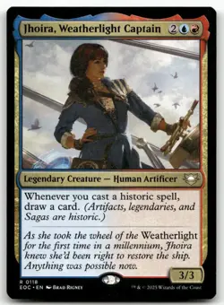 Jhoira, Weatherlight Captain 118 MTG Commander: Edge of Eternities R NM - Image 1