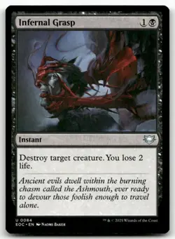 Infernal Grasp 84 MTG Commander: Edge of Eternities U NM - Image 1