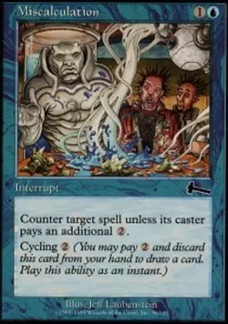 Miscalculation NM, English MTG Urza's Legacy - Image 1