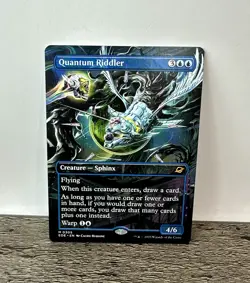 Quantum Riddler - Borderless (Non-Foil) - MTG #305 Edge of Eternities - (NM) - Image 1