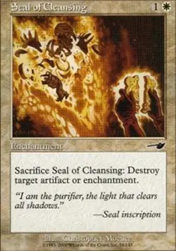 Seal of Cleansing LP, English MTG Nemesis - Image 1