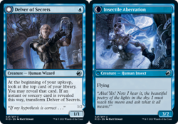 1x Delver of Secrets // Insectile Aberration NM, English MTG Innistrad: Midnight - Image 1