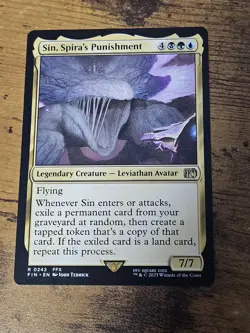 Sin, Spira's Punishment Rare MTG Final Fantasy FIN 242 NM - Image 2