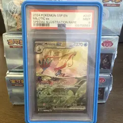 2024 Pokemon Ssp Surging Sparks #237 Milotic Ex Special Illustration Rare PSA 9 - Image 1
