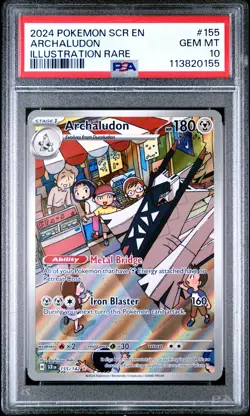 2024 Pokemon Stellar Crown Archaludon IR 155 PSA 10 GEM MINT - Image 1