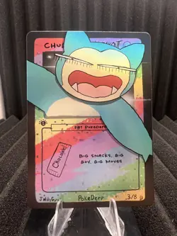 Chubbs (Snorlax) 3/8 - 1st Edition Pokederp Second Print Fan Art - Pokemon - Image 1