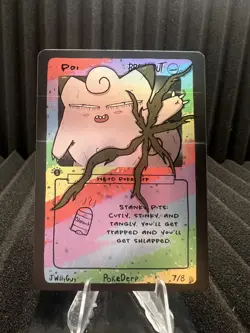 Poi (Clefairy) 7/8 - 1st Edition Pokederp Second Print Fan Art - Pokemon - Image 1