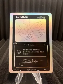 Kurama (Ninetales) 3/7 - 1st Edition Pokederp Second Print Fan Art - Pokemon - Image 1
