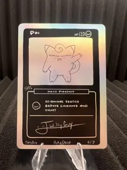 Poi (Clefairy) 6/7 - 1st Edition Pokederp Second Print Fan Art - Pokemon - Image 1