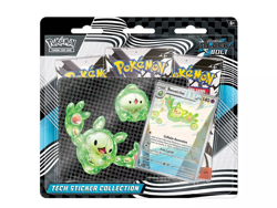 Pokemon TCG Scarlet Violet Black Bolt Tech Sticker Collection 3-Pack Blister 🔥 - Image 1
