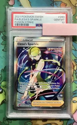 [PSA10] ya24 Pokemon Card English Version Chamomile Glitter Sr Psa10 - Image 1