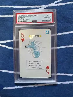 [PSA10] ya24 Pokemon Trump Red Seadra Psa10 - Image 1