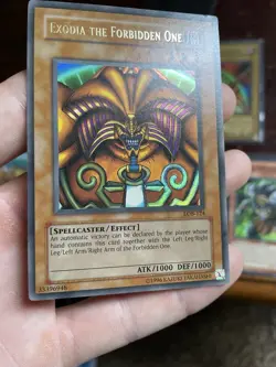Yugioh Exodia The Forbidden One Set Ultra Rare Legend Of Blue-Eyes Original LpMp - Image 2
