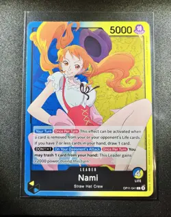 Nami OP11-041 Leader Common A Fist of Divine Speed ONE PIECE Card English - Image 1