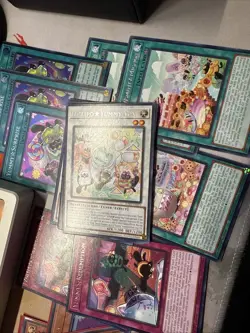 Yugioh! Yummy Deck Core Justice Hunters JUSH-EN COOKY LOLLIPOP SNATCHY CUPSy - Image 1