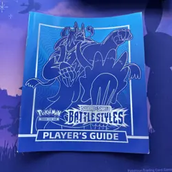 Pokemon TCG Battle Styles (blue) ETB Player's Guide Booklet Card List - Image 1