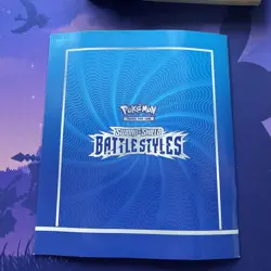 Pokemon TCG Battle Styles (blue) ETB Player's Guide Booklet Card List - Image 2