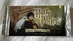 2001 Harry Potter and the Sorcerer's Stone Movie Trading Cards 7 Card Pack - Image 1