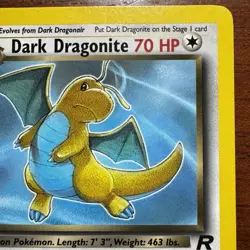 1995 Pokemon TCG Dark Dragonite Card 22/82 Team Rocket Edition Mint Condition - Image 5