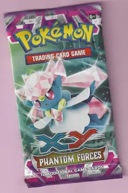 Pokemon "Phantom Forces" 10-Card Sealed Booster Pack (Diancie) X1 - Image 1