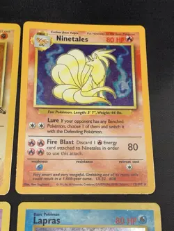 Pokemon Vintage Rare Holo Card Lot Base Set, Fossil, Jungle, Team Rocket MP/HP - Image 4