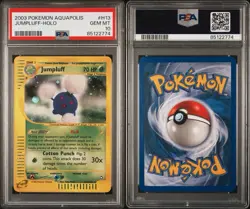 Pokemon Card Jumpluff H13/H32 Holo Rare Aquapolis PSA 10 (SWIRL) - Image 3