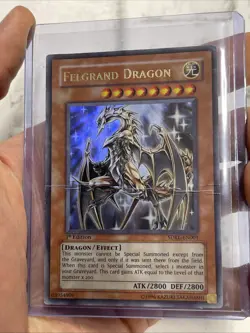 Yugioh Felgrand Dragon SDRL-EN001 Ultra Rare 1st Edition MP Yu-Gi-Oh! Card - Image 1