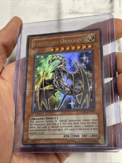 Yugioh Felgrand Dragon SDRL-EN001 Ultra Rare 1st Edition MP Yu-Gi-Oh! Card - Image 2