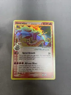 Gyrados [Gold Star] #102 Pokemon Holon Phantoms (CUSTOM MADE CARD) - Image 1
