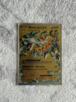 Mega Charizard X EX Gold Foil Rare Card - Image 1