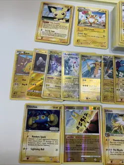 Mid Era Pokemon Card Lot of Lightning Energy Cards Common, Uncommon, Rare, Holos - Image 2