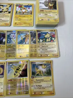 Mid Era Pokemon Card Lot of Lightning Energy Cards Common, Uncommon, Rare, Holos - Image 3