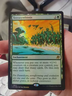 NM Foil Terrasymbiosis MTG Edge of Eternities Magic the Gathering 210 - Image 1