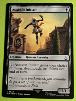 Assassin Initiate ACR 22 MTG NM/M Never Played - Image 1