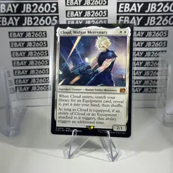 Final Fantasy MTG Magic The Gathering Cloud, Midgar Mercenary Non-Foil Rare FIN - Image 3