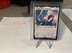 Final Fantasy MTG Magic The Gathering Cloud, Midgar Mercenary Non-Foil Rare FIN - Image 1