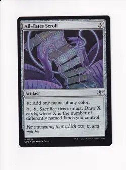 MAGIC THE GATHERING MTG EDGE OF ETERNITIES ALL-FATES SCROLL - Image 1