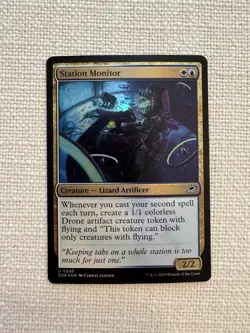 Station Monitor Foil U0230 Edge of Eternities MTG Magic the Gathering NM - Image 1