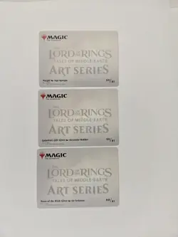 MTG Magic Gathering Lord Of The Rings Art Series Cards 35 53 69 Nazgul Galadriel - Image 5