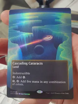 Cascading Cataracts (0050) - Borderless FOIL - Edge of Eternities - MTG Magic - Image 1