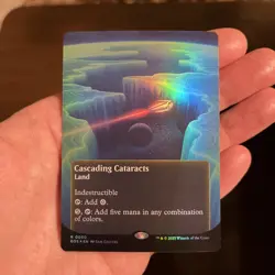 Cascading Cataracts (0050) - Borderless FOIL - Edge of Eternities - MTG Magic - Image 1