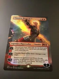 MTG Core Set 2021 #283 Chandra, Heart of Fire Foil NM - Image 1