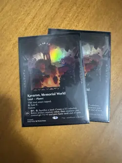x1 MTG EOE Kavaron Memorial World Foil 0281 Pack Fresh - Image 1